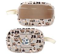 BLUPARK Comedy Clear Makeup Bag Nothing Is So Broken Cosmetic Bag Gift for Her, so broken, Retro