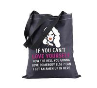 BLUPARK Drag Race Inspired Shopping Bag Drag Queen Book Protector Pride Gift For Sister Mom, Love Yourself