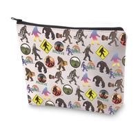 BLUPARK Funny Camping Gift World Champion Beleve Makeup Bag Bigfoot Gift Yeti Cosmetic Bag, Beleve, Retro