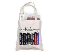BLUPARK I'm a Freida Readah Tote Bag For Women Book Lover Tote Bag Bookstack Gifts Reader Shoulder Bag Bookish Lover Gift, Freida Readah Tote, M