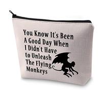 BLUPARK Wizard of Oz Gift Flying Monkeys Makeup Bag You Know It's Been A Good Day Unleash The Flying Monkeys Cosmetic Bag, It's Been A Good Day,