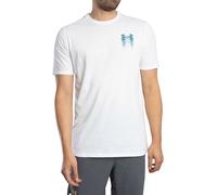 Blur Logo Back Graphic Loose T-Shirt White XL