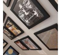 Art Vinyl Play and Display Record Flip Frame Triple Pack Black
