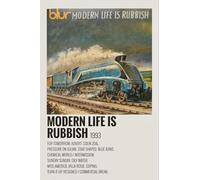 Blur Modern Life is Rubbish Album Songlist A4 Print Poster Wall Art Home Decor Album Gift Present Photo Living Room Dining Room Bedroom Hall Loft Office Unframed