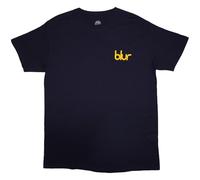 Blur Parklife Back Official Tee T-Shirt Mens Unisex (Medium) Blue