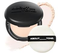 Blur Powder Pact - Pressed Powder Compact with Mirror and Puff Makeup Setting Finishing Blurring Natural Translucent Lightweight Face Sebum Oil Control Vegan Formula Korean Face Makeup (01 Fair)