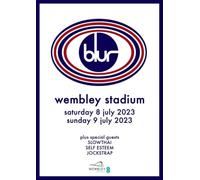 Blur Wembley 2023 A4 Print Poster Wall Art Home Decor Album Gift Present Photo Living Room Dining Room Bedroom Hall Loft Office Unframed