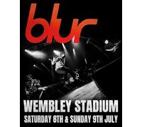 Blur Wembley Stadium London A3 A4 Print Poster Wall Art Home Decor Album Gift Present Photo Living Room Dining Room Bedroom Concert Live Tour Unframed (A4)