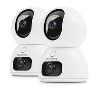 blurams Indoor Camera 2 Pack, Dual-Lens Pet Camera 2K, Dog Cameras with 360° Coverage, One-Touch Call, IR&Colour Night Vision, Cloud/Local Storage, 5GHz/2.4GHz Wi-Fi (2)