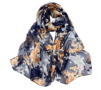 BLURBE Chiffon Scarf for Women - Ladies Lightweight Scarves, Soft and Breathable Fashion Wrap for Sunscreen, Shawl, Headscarf, Versatile Accessory for All Seasons