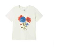 Blurry Flower Ida organic cotton T-shirt White M