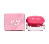 Blurry Pudding Pot for Lip&Cheek,Buildable Lightweight,Multi-Use Soft Matte Finish Makeup Blush,Velvet Matte Pudding Pot Lip Clay,Glow High Pigment Lipstick Blush Lasting Lip Tint (Aura, 6.5g)
