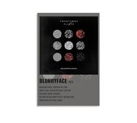 BLURRYFACE-TWENTY ONE PILOTSPosters for Bedroom Aesthetic Poster Decorative Painting Canvas Wall Art Living Room Posters Bedroom Painting Wall Art DecorUnframe-style20x30inch(50x75cm)