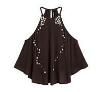 BluS_BOTT - female - Desigual - Sleeveless Tops - Brown - XS - Tops XS