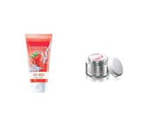 Blus.h & Glow Gel Face Wash, Strawberry Blas.t, 100g and Absolute Perfect Radiance Skin Brightening Day Creme Light, 50g