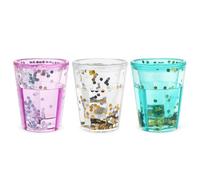 Blush 7905 Mermaid Sparkle Glitter Shot Glasses, Plastic, Assorted