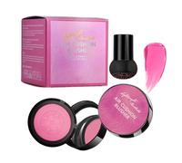 Blush Air Pillow, Natural Makeup with Mirror | Mushroom Applicator, Velvety Face Tint, Natural Effect for Immediate Elegance