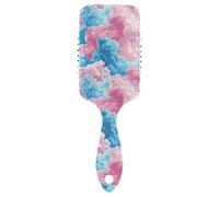 Blush and Blue Clouds Like Cotton Candy. gentle brushes for men Designed massage brush for long hair with Ergonomic handle cepillo anti frizz para cabello
