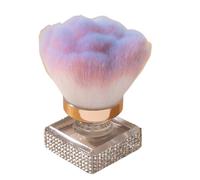Blush Brush for Cheeks, Nail Dust Remover Cleaner Brush, Travel Size Beauty Make up Tool for Pedicure Manicure Highlighting Contouring
