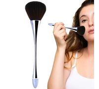 Blush Brush for Cheeks, Slim Waist Loose Powder Brush, Fiber Hair, ABS Nail & Cosmetic Brushes, Face Makeup Tool for Flawlessly Contouring & Defining, 1.18x7.09 Inches