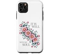 Blush Floral Arrangement Serene Botanical Art Case for iPhone 11 Pro Max