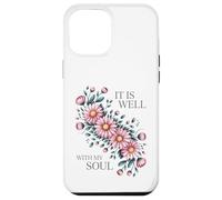 Blush Floral Arrangement Serene Botanical Art Case for iPhone 12 Pro Max