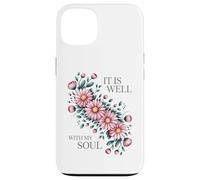 Blush Floral Arrangement Serene Botanical Art Case for iPhone 13