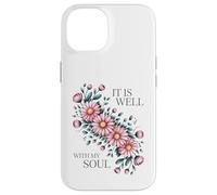 Blush Floral Arrangement Serene Botanical Art Case for iPhone 14