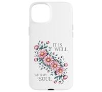 Blush Floral Arrangement Serene Botanical Art Case for iPhone 15 Plus