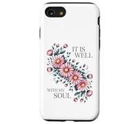 Blush Floral Arrangement Serene Botanical Art Case for iPhone SE (2020) / 7/8