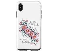 Blush Floral Arrangement Serene Botanical Art Case for iPhone XS Max