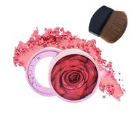 Blush for Cheeks,10ml Brightening 3D Rose Petal Design | Blush Powder Face Makeup | for Traveling Business Trip Home Outdoor School Girlfriend Wife Friend Sister
