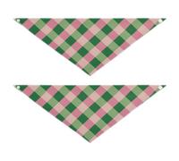 Blush Green Square Dog Bandanas Bulk Unique Shape Adjustable Fit Pet Scarf for Boy and Girl Cute Pet Holiday Accessories Decor for Dogs Cats