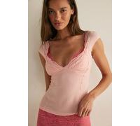 Blush Hour Tee by Intimately at Free People in Flamingo Flamenco, Size: Small - female