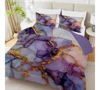 Blush Lavender Queen Size Duvet - Coverless Duvet 4.5 Tog with Luxury Abstract, Soft Lightweight Comforter Set for Boys and Girls, 1 Quilt 230x220cm with 2 Pillowcases Machine Washable L155