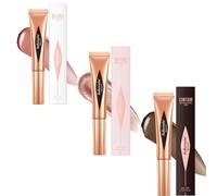 blush Liquid 3PCS Cream, Highlighter Makeup, Contour Stick & Wand, Waterproof Bronzer Stick, Pink Blusher for Cheeks & Eyeshadow (01+04+06)