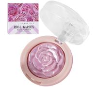 Blush Makeup Powder, Shimmer Makeup Palette With 3D Rose Pattern, Long-Lasting Face Makeup For Cheeks, Eyes, Highlighting & Contouring,