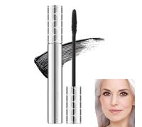 Blush Mascara Korean, Blush Mascara With Growth Serum, Black Mascaras for Older Women 60 Plus, Waterproof, Volume & Length Without Clumping, Gentle on Sensitive Eyes ，Black