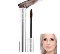 Blush Mascara Korean, Blush Mascara With Growth Serum, Brown Mascaras for Older Women 60 Plus, Waterproof, Volume & Length Without Clumping, Gentle on Sensitive Eyes ，Brown
