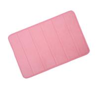 Blush Microfibre Memory Foam Bathroom Bath Mat With Non Slip Back 40 x 60cm