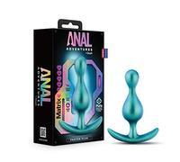 Blush Novelties Anal Adventures Matrix Photon Plug - Puria™ Silicone Anal Plug, Ultrasilk® Smooth, Anal Sex Training Toys, Beginners Sex Toy - Butt Plug - Neptune Teal