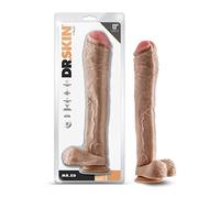 Dr. Skin Mr. Ed 13 Inch Realistic Dildo With Balls Beige