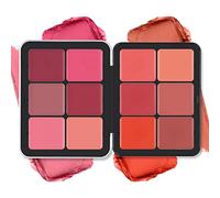 Blush Palette, 12 Color Face Makeup with Highlighter, Long-Wearing Smudge Proof Formula for Professional Artists and Makeup Enthusiasts