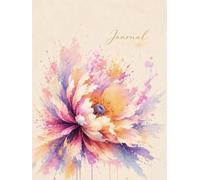 Blush Petals Journal: Watercolor Floral Companion for Thoughts, Creativity and Everyday Reflection • 6 x 8 Inch • 160 Pages