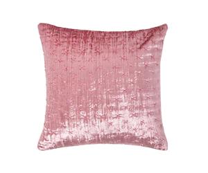 (Blush Pink, 55 x 55 cm) Crushed Velvet Rectangular Cushion Cover