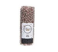 Blush Pink Beaded Christmas Garland Tree Decoration Chain 10M