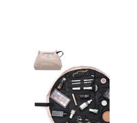 The Flat Lay Co. Open Flat Makeup Bag In Blush Pink