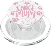 Blush Pink Pup Bones Girls Supercute Boho Dog Mum Paws PopSockets PopGrip for MagSafe