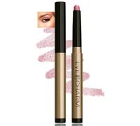 Blush Pink Shimmer Eyeshadow Stick - Creamy Twist-Up Pencil with Water-Resistant Long Wear Formula for Everyday Soft Glow Makeup, Easy Blendable Application on Eyelids, Radiant Pigmented Finish