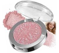 Blush Pink Shimmer Eyeshadow with Soft Sparkle - Luminous Eye Brightening Powder, Smooth Blendable Texture, Multi Use Makeup for Eyelids Inner Corners Cheeks and Nose Highlight Finish Glow